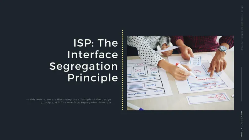 img of ISP: The Interface Segregation Principle