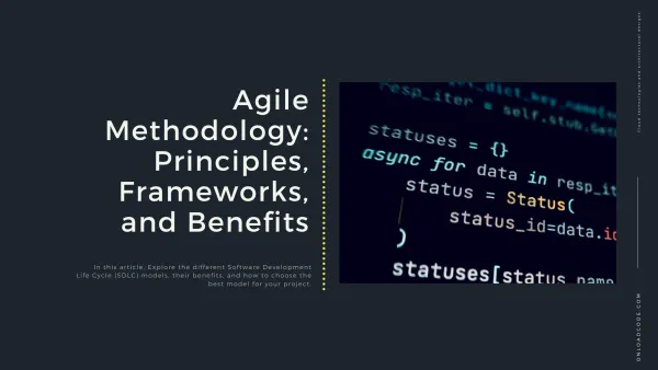 img of Agile Methodology: Principles, Frameworks, and Benefits