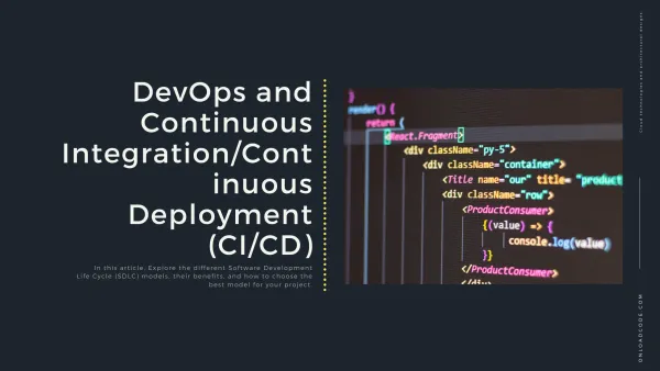 img of DevOps and Continuous Integration/Continuous Deployment (CI/CD)