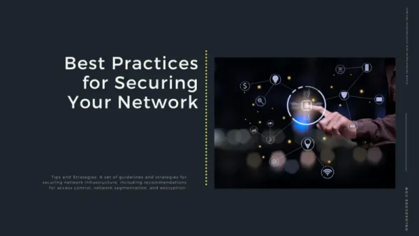 img of Network Security Best Practices: Securing Your Infrastructure