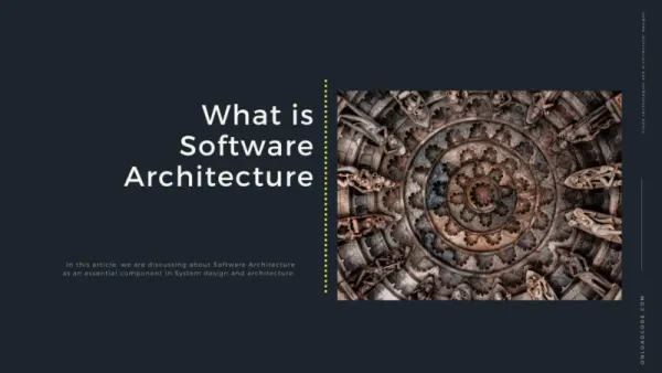 img of What is Software Architecture?
